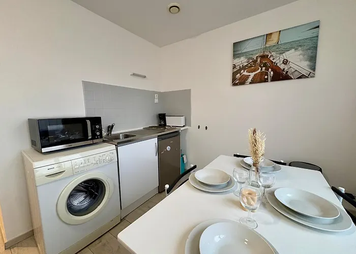 Pour 4 Pers. Proche Commerces Et Plage, Ideal Teletravail - Fr-1-323-596 サン・ジャン·ド・モン